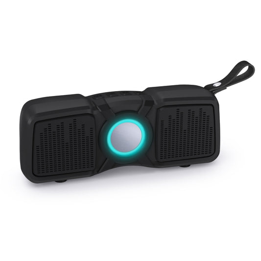 New Rixing NR-9011 Bluetooth 5.0 Portable Outdoor Wireless Bluetooth Speaker(Black) - Desktop Speaker by NewRixing | Online Shopping UK | buy2fix
