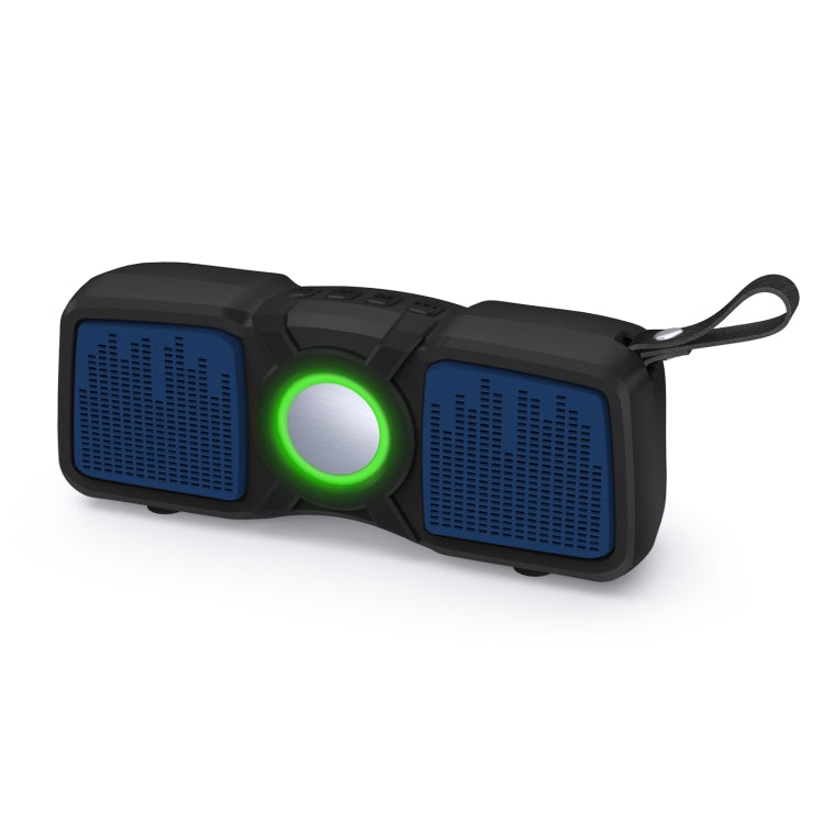New Rixing NR-9011 Bluetooth 5.0 Portable Outdoor Wireless Bluetooth Speaker(Blue) - Desktop Speaker by NewRixing | Online Shopping UK | buy2fix