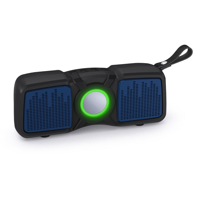 New Rixing NR-9011 Bluetooth 5.0 Portable Outdoor Wireless Bluetooth Speaker(Blue) - Desktop Speaker by NewRixing | Online Shopping UK | buy2fix