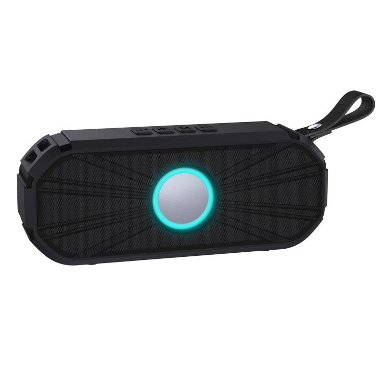 New Rixing NR-9012 Bluetooth 5.0 Portable Outdoor Wireless Bluetooth Speaker(Black) - Desktop Speaker by NewRixing | Online Shopping UK | buy2fix