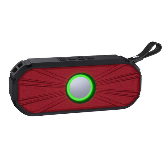 New Rixing NR-9012 Bluetooth 5.0 Portable Outdoor Wireless Bluetooth Speaker(Red) - Desktop Speaker by NewRixing | Online Shopping UK | buy2fix