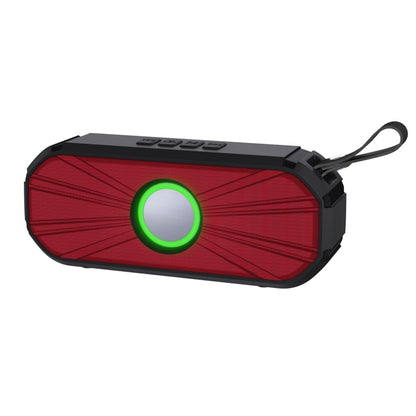 New Rixing NR-9012 Bluetooth 5.0 Portable Outdoor Wireless Bluetooth Speaker(Red) - Desktop Speaker by NewRixing | Online Shopping UK | buy2fix