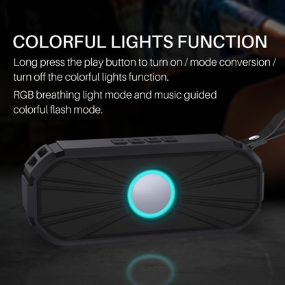 New Rixing NR-9012 Bluetooth 5.0 Portable Outdoor Wireless Bluetooth Speaker(Green) - Desktop Speaker by NewRixing | Online Shopping UK | buy2fix