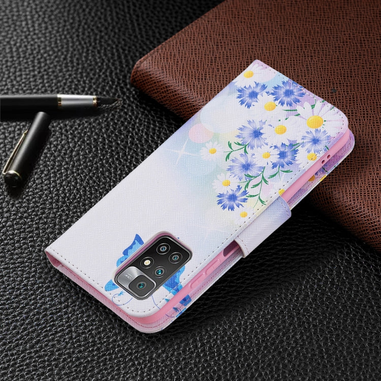 For Xiaomi Redmi 10 Colored Drawing Pattern Horizontal Flip Leather Case with Holder & Card Slots & Wallet(Butterfly Love) - Xiaomi Cases by buy2fix | Online Shopping UK | buy2fix