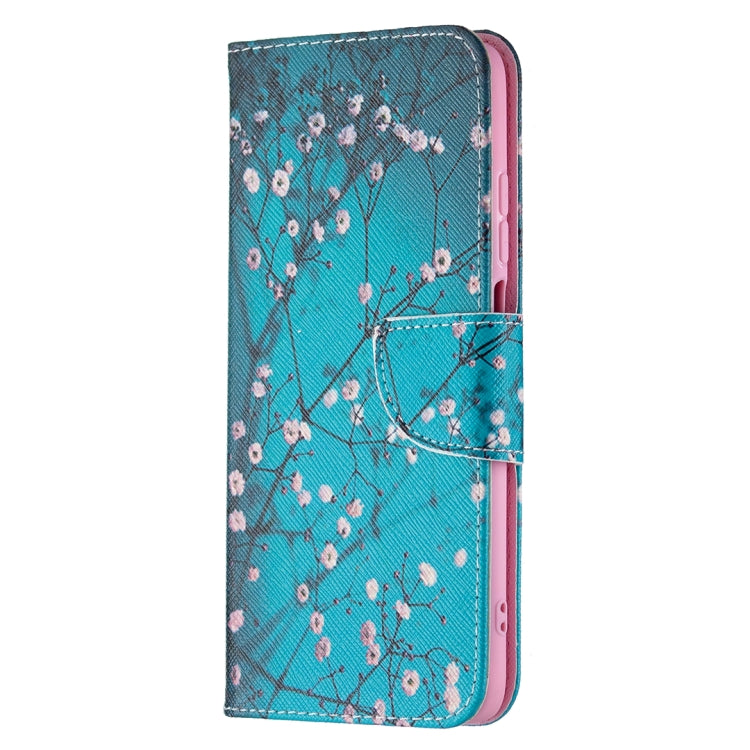 For Xiaomi Redmi 10 Colored Drawing Pattern Horizontal Flip Leather Case with Holder & Card Slots & Wallet(Plum Blossom) - Xiaomi Cases by buy2fix | Online Shopping UK | buy2fix