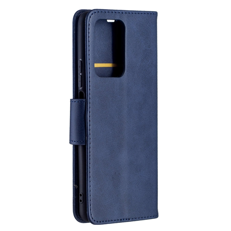 For Xiaomi Mi 11T Retro Lambskin Texture Pure Color Horizontal Flip PU Leather Case with Holder & Card Slots & Wallet & Lanyard(Blue) - Xiaomi Cases by buy2fix | Online Shopping UK | buy2fix