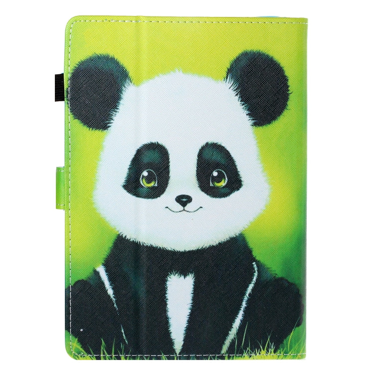 7 inch Universal Colored Drawing Horizontal Flip PU Leather Case with Holder & Card Slot(Panda) - 7 inch by buy2fix | Online Shopping UK | buy2fix