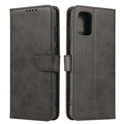 For Samsung Galaxy A31 Calf Texture Buckle Horizontal Flip Leather Case with Holder & Card Slots & Wallet(Black) by buy2fix