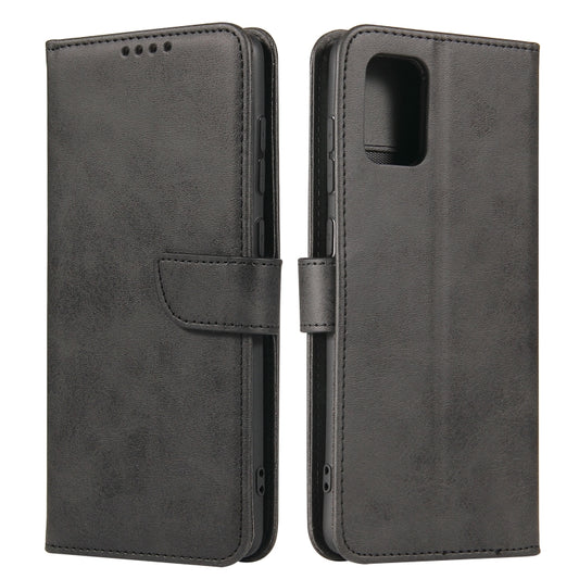 For Samsung Galaxy A31 Calf Texture Buckle Horizontal Flip Leather Case with Holder & Card Slots & Wallet(Black) by buy2fix