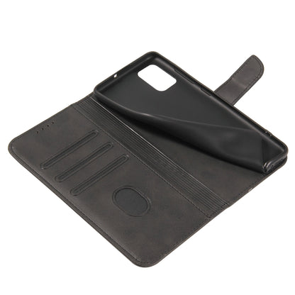 For Samsung Galaxy A31 Calf Texture Buckle Horizontal Flip Leather Case with Holder & Card Slots & Wallet(Black) by buy2fix