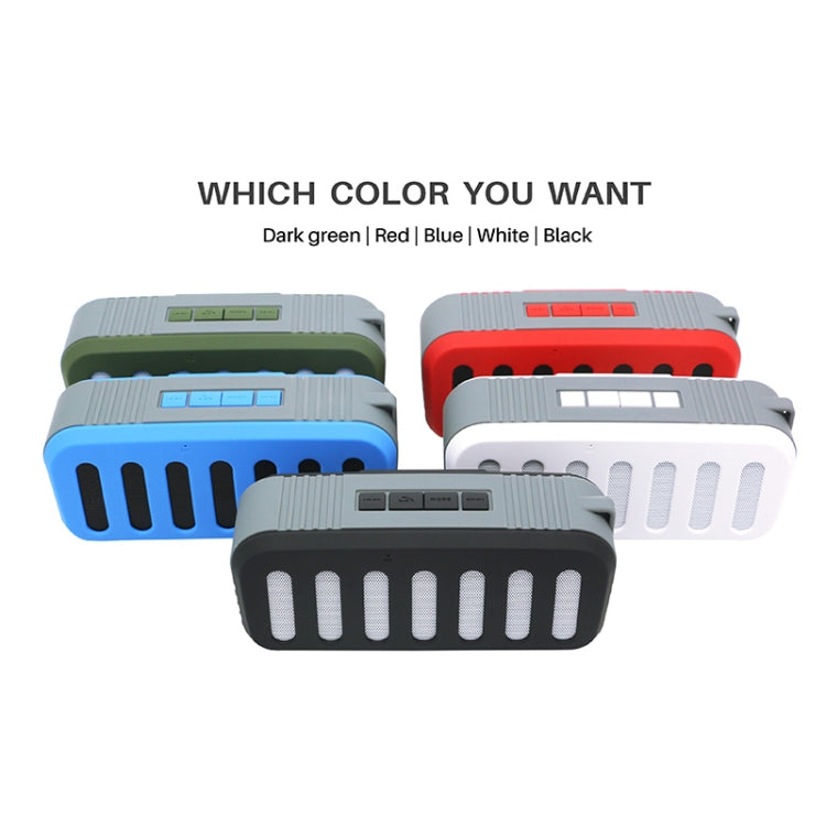 NewRixing NR-2013 TWS Car Exhaust Duct-shaped Bluetooth Speaker(Blue) - Desktop Speaker by NewRixing | Online Shopping UK | buy2fix