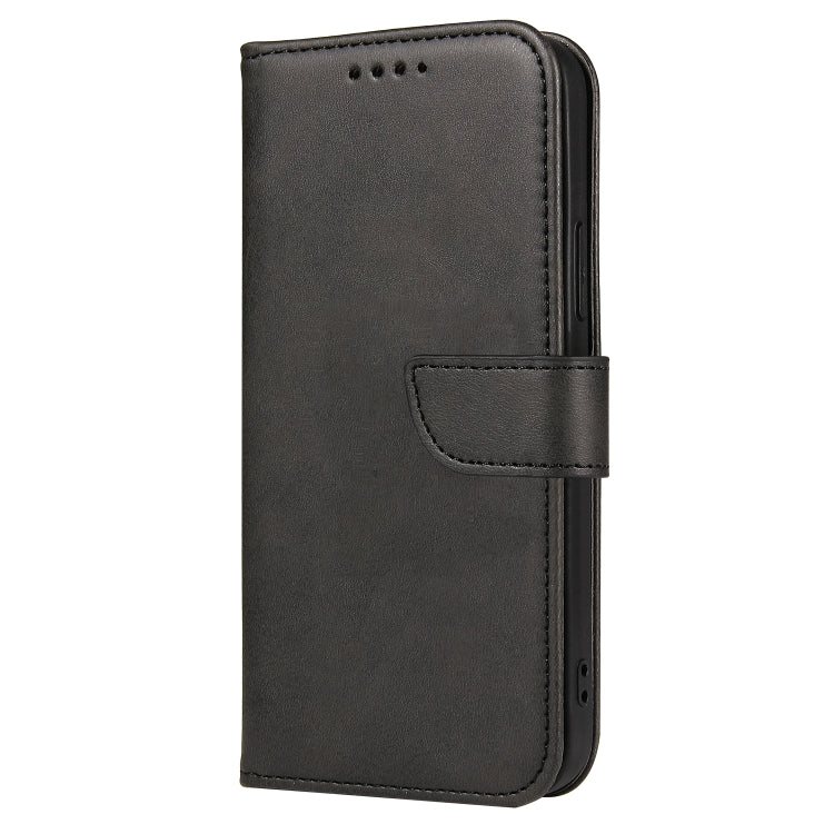 For iPhone 12 Pro Max Calf Texture Buckle Horizontal Flip Leather Case with Holder & Card Slots & Wallet(Black) - iPhone 12 Pro Max Cases by buy2fix | Online Shopping UK | buy2fix