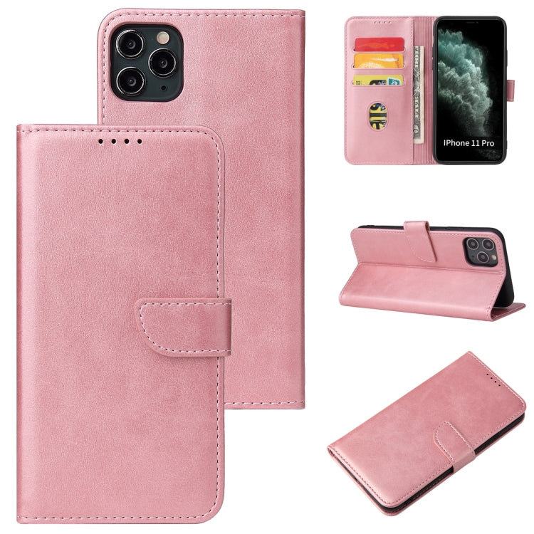 Calf Texture Buckle Horizontal Flip Leather Case with Holder & Card Slots & Wallet For iPhone 11 Pro Max(Rose Gold) - iPhone 11 Pro Max Cases by buy2fix | Online Shopping UK | buy2fix