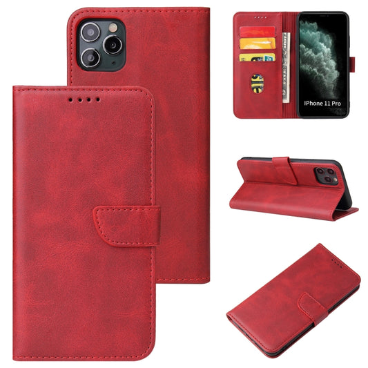 Calf Texture Buckle Horizontal Flip Leather Case with Holder & Card Slots & Wallet For iPhone 11 Pro Max(Red) by buy2fix