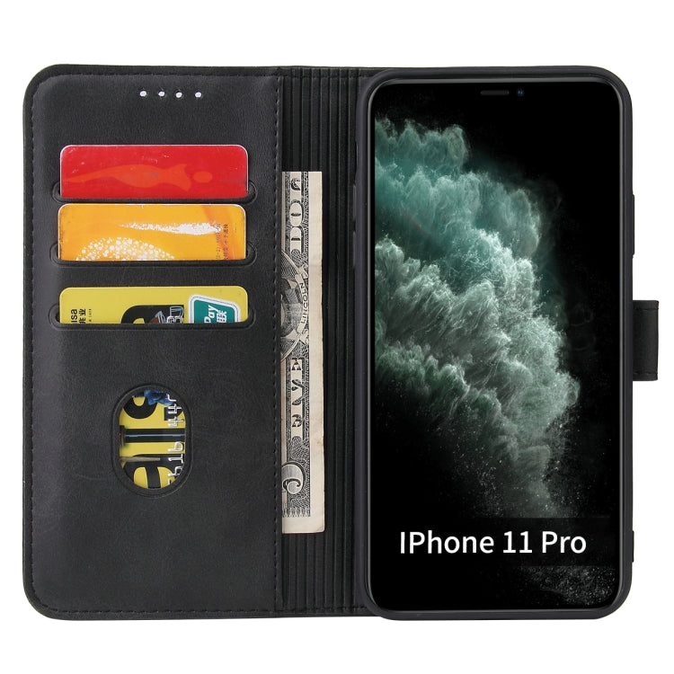 Calf Texture Buckle Horizontal Flip Leather Case with Holder & Card Slots & Wallet For iPhone 11 Pro(Black) by buy2fix