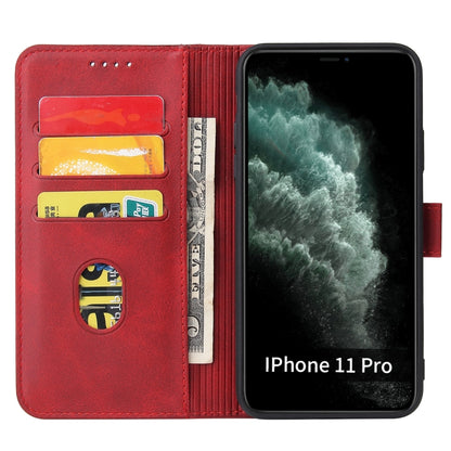 Calf Texture Buckle Horizontal Flip Leather Case with Holder & Card Slots & Wallet For iPhone 11 Pro(Red) by buy2fix