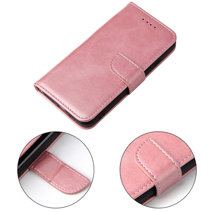 For iPhone SE 2022 / SE 2020 / 8 / 7 Calf Texture Buckle Horizontal Flip Leather Case with Holder & Card Slots & Wallet(Rose Gold) - iPhone SE 2022 / 2020 / 8 / 7 Cases by buy2fix | Online Shopping UK | buy2fix