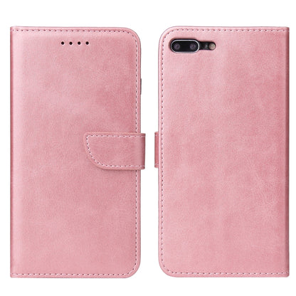 Calf Texture Buckle Horizontal Flip Leather Case with Holder & Card Slots & Wallet For iPhone 8 Plus & 7 Plus(Rose Gold) - More iPhone Cases by buy2fix | Online Shopping UK | buy2fix