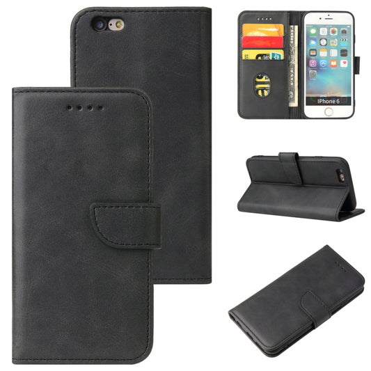 Calf Texture Buckle Horizontal Flip Leather Case with Holder & Card Slots & Wallet For iPhone 6 Plus & 6s Plus(Black) - More iPhone Cases by buy2fix | Online Shopping UK | buy2fix