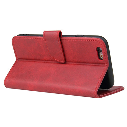 Calf Texture Buckle Horizontal Flip Leather Case with Holder & Card Slots & Wallet For iPhone 6 & 6s(Red) by buy2fix