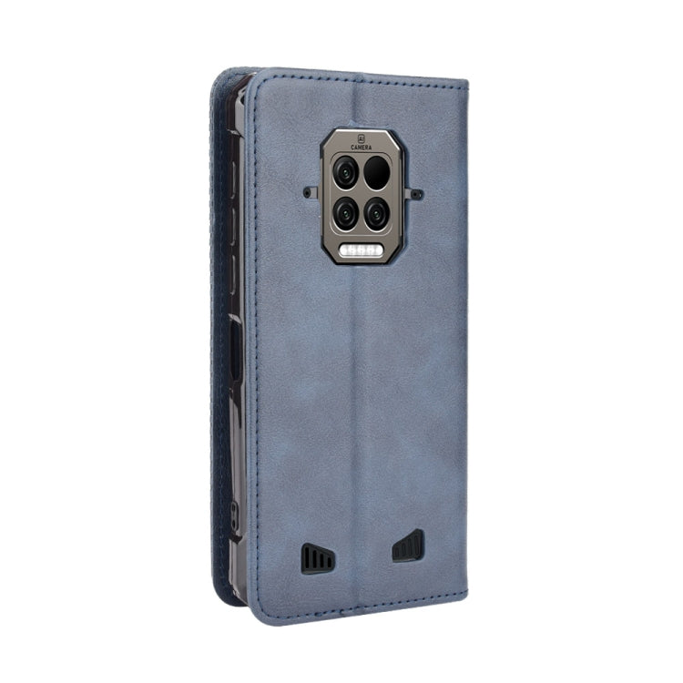 For Doogee S86 / S86 Pro Magnetic Buckle Retro Pattern Horizontal Flip Leather Case with Holder & Card Slot & Wallet(Blue) - More Brand by buy2fix | Online Shopping UK | buy2fix