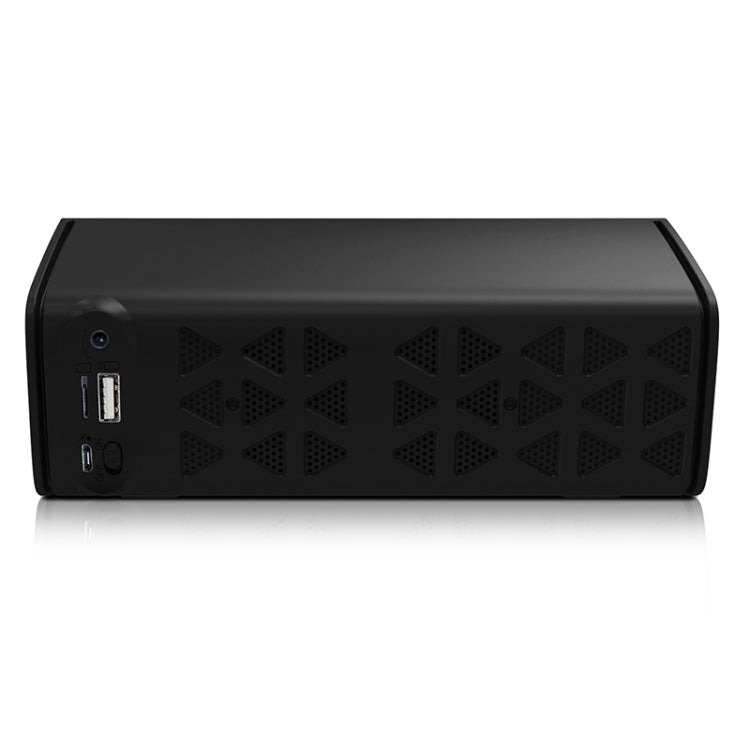 NewRixing NR-3021 TWS Hollow Triangle Pattern Bluetooth Speaker(Black) - Desktop Speaker by NewRixing | Online Shopping UK | buy2fix