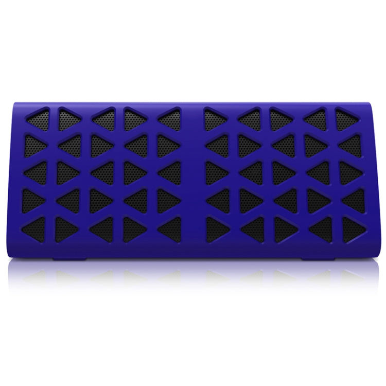 NewRixing NR-3021 TWS Hollow Triangle Pattern Bluetooth Speaker(Blue) - Desktop Speaker by NewRixing | Online Shopping UK | buy2fix