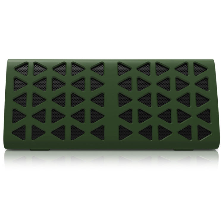 NewRixing NR-3021 TWS Hollow Triangle Pattern Bluetooth Speaker(Green) - Desktop Speaker by NewRixing | Online Shopping UK | buy2fix