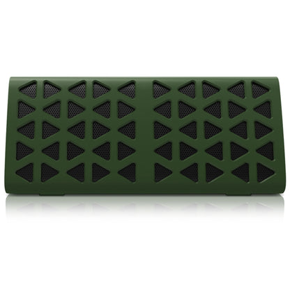 NewRixing NR-3021 TWS Hollow Triangle Pattern Bluetooth Speaker(Green) - Desktop Speaker by NewRixing | Online Shopping UK | buy2fix