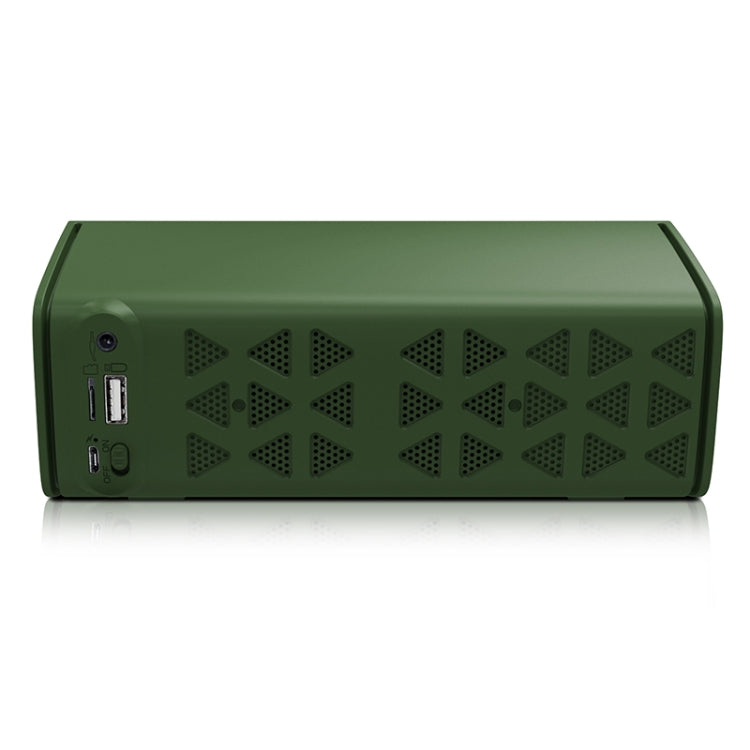 NewRixing NR-3021 TWS Hollow Triangle Pattern Bluetooth Speaker(Green) - Desktop Speaker by NewRixing | Online Shopping UK | buy2fix