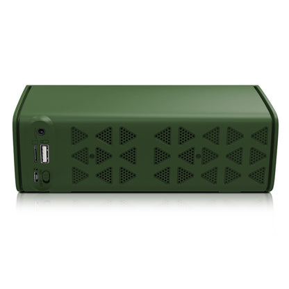 NewRixing NR-3021 TWS Hollow Triangle Pattern Bluetooth Speaker(Green) - Desktop Speaker by NewRixing | Online Shopping UK | buy2fix