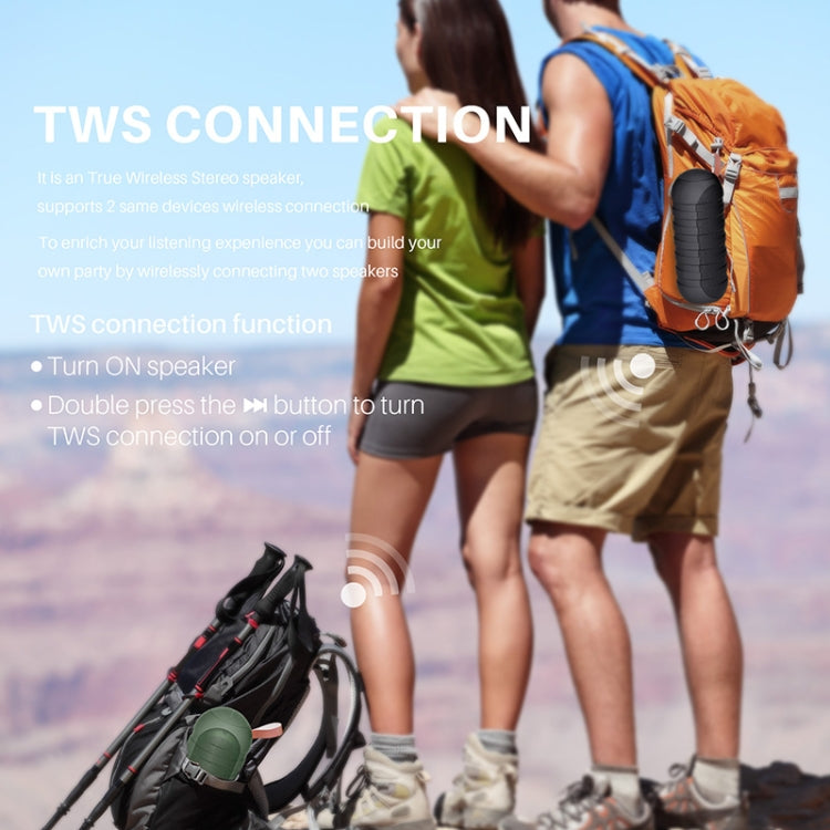 NewRixing NR-3025 TWS Outdoor Portable Splashproof Bluetooth Speaker with Flashlight Function(Red) - Desktop Speaker by NewRixing | Online Shopping UK | buy2fix