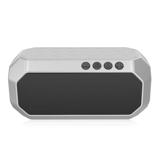 NewRixing NR-4000 TWS Mesh Polygon Music Box Concept Bluetooth Speaker(Silver) by NewRixing