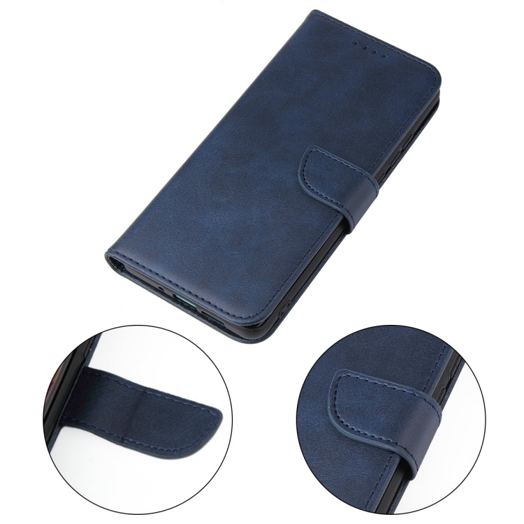 For Huawei P30 Calf Texture Buckle Horizontal Flip Leather Case with Holder & Card Slots & Wallet(Blue) - Huawei Cases by buy2fix | Online Shopping UK | buy2fix
