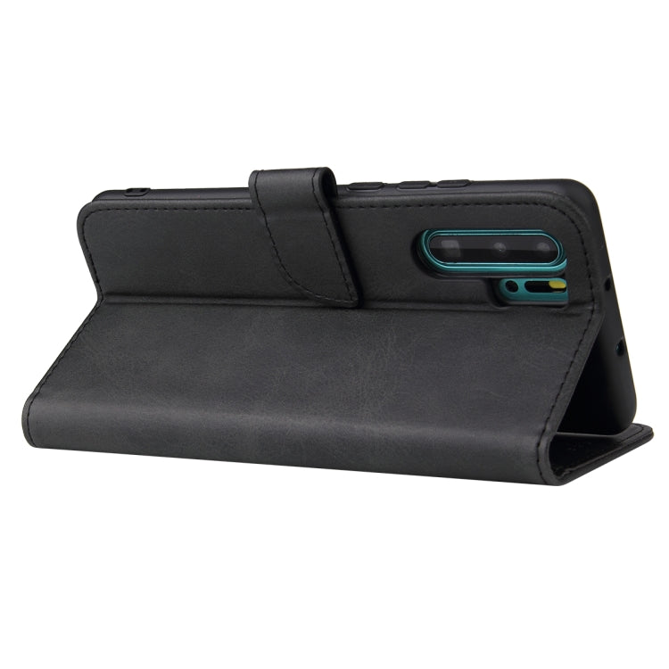 For Huawei P30 Pro Calf Texture Buckle Horizontal Flip Leather Case with Holder & Card Slots & Wallet(Black) - Huawei Cases by buy2fix | Online Shopping UK | buy2fix