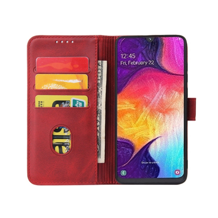 For Samsung Galaxy S20 Calf Texture Buckle Horizontal Flip Leather Case with Holder & Card Slots & Wallet(Red) by buy2fix