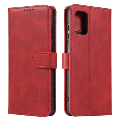 For Samsung Galaxy A71 Calf Texture Buckle Horizontal Flip Leather Case with Holder & Card Slots & Wallet(Red) by buy2fix
