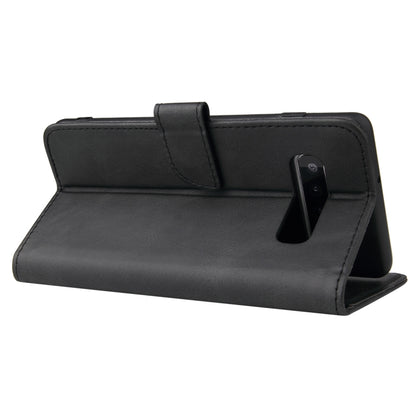 For Samsung Galaxy S10 Calf Texture Buckle Horizontal Flip Leather Case with Holder & Card Slots & Wallet(Black) by buy2fix