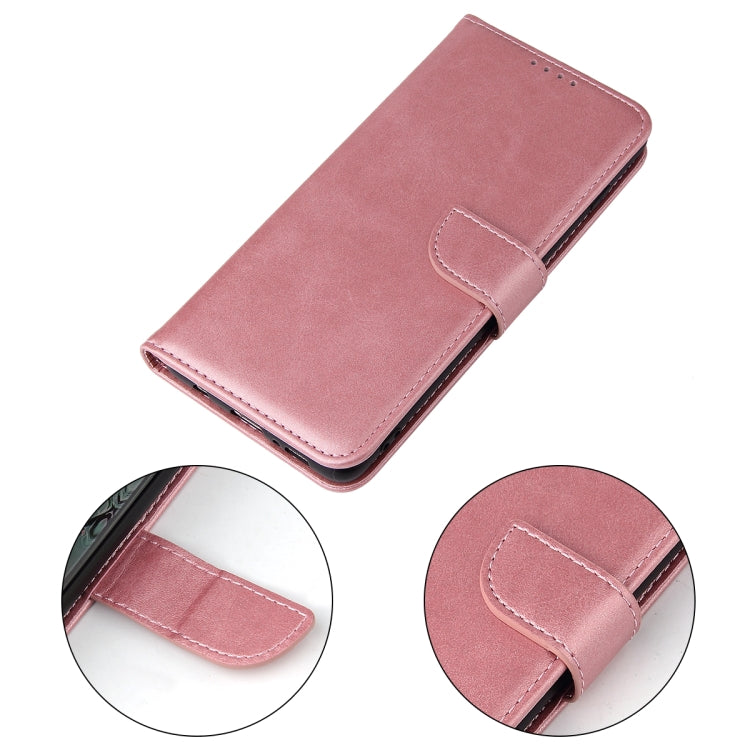 For Samsung Galaxy S10 Calf Texture Buckle Horizontal Flip Leather Case with Holder & Card Slots & Wallet(Rose Gold) by buy2fix