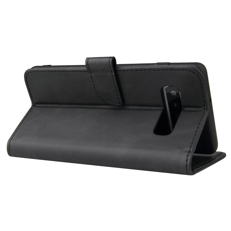 For Samsung Galaxy S10+ Calf Texture Buckle Horizontal Flip Leather Case with Holder & Card Slots & Wallet(Black) by buy2fix