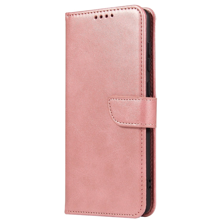 For Samsung Galaxy S10+ Calf Texture Buckle Horizontal Flip Leather Case with Holder & Card Slots & Wallet(Rose Gold) by buy2fix