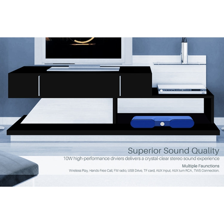 NewRixing NR-4017A TWS Graffiti Soundbar Bluetooth Speaker with Knob(Music Melody) - Desktop Speaker by NewRixing | Online Shopping UK | buy2fix