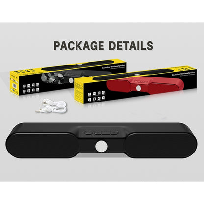 NewRixing NR-4017A TWS Graffiti Soundbar Bluetooth Speaker with Knob(Music Melody) - Desktop Speaker by NewRixing | Online Shopping UK | buy2fix