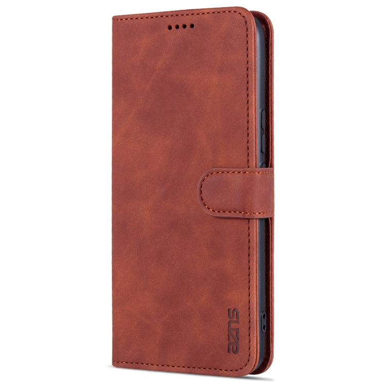 For Honor Play 20 AZNS Skin Feel Calf Texture Horizontal Flip Leather Case with Card Slots & Holder & Wallet(Brown) - Honor Cases by AZNS | Online Shopping UK | buy2fix