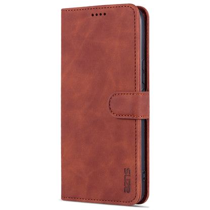 For Honor Play 20 AZNS Skin Feel Calf Texture Horizontal Flip Leather Case with Card Slots & Holder & Wallet(Brown) - Honor Cases by AZNS | Online Shopping UK | buy2fix