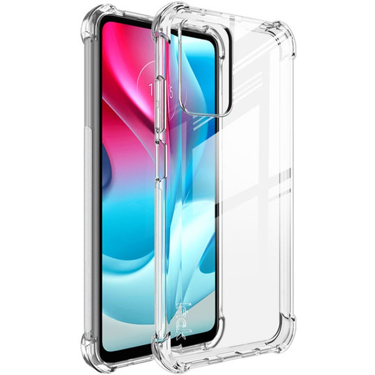 For Xiaomi Redmi 10 4G Overseas Version IMAK All-inclusive Shockproof Airbag TPU Case with Screen Protector(Transparent)