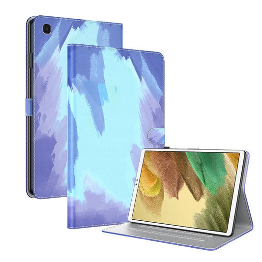 For Samsung Galaxy Tab A7 Lite 8.4 T220 / T225 Voltage Watercolor Pattern Skin Feel Magnetic Horizontal Flip PU Leather Case with Holder & Card Slots & Photo Frame(Winter Snow) by buy2fix
