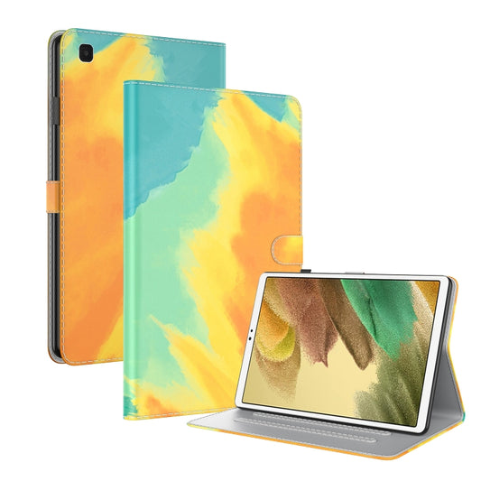 For Samsung Galaxy Tab A7 Lite 8.4 T220 / T225 Voltage Watercolor Pattern Skin Feel Magnetic Horizontal Flip PU Leather Case with Holder & Card Slots & Photo Frame(Autumn Leaves) by buy2fix