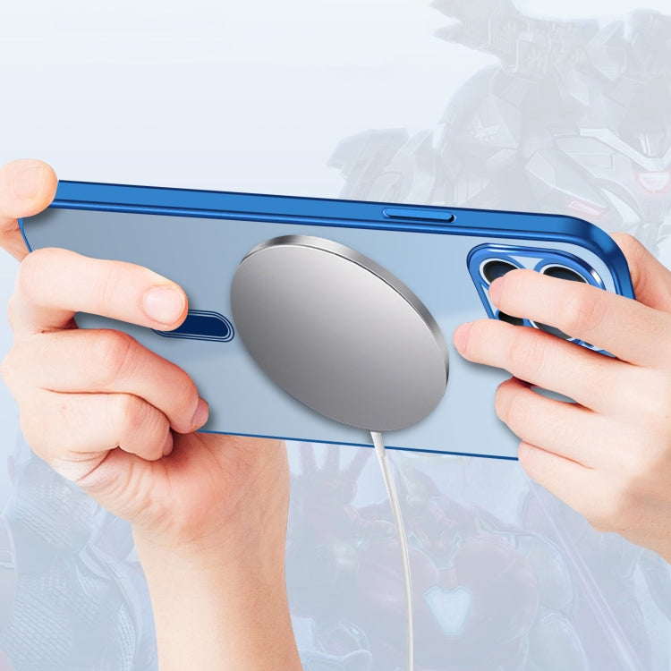 For iPhone 12 Classic Electroplating Shockproof Magsafe Case(Gold) by buy2fix