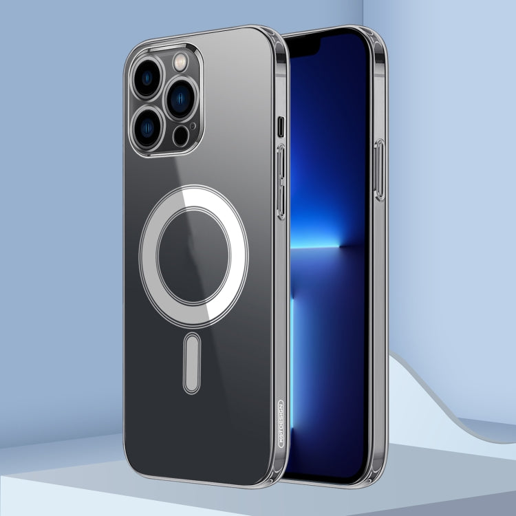 For iPhone 11 Pro Classic Electroplating Shockproof Magsafe Case (Transparent) by buy2fix